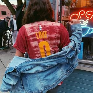 Kevin Love Cleveland Cavaliers Bleach Dye T-Shirt